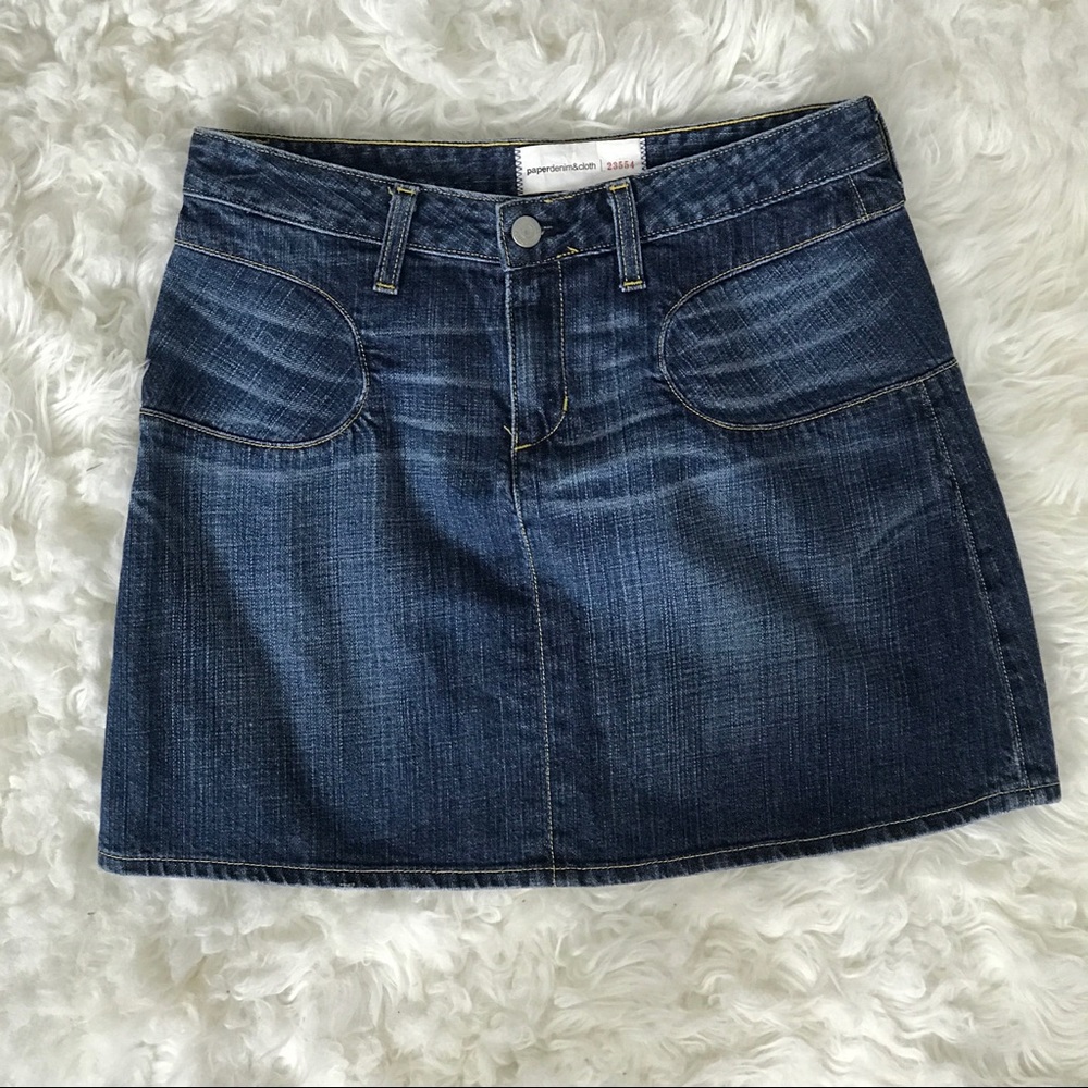 Anthropologie Paper Denim and Cloth Skirt